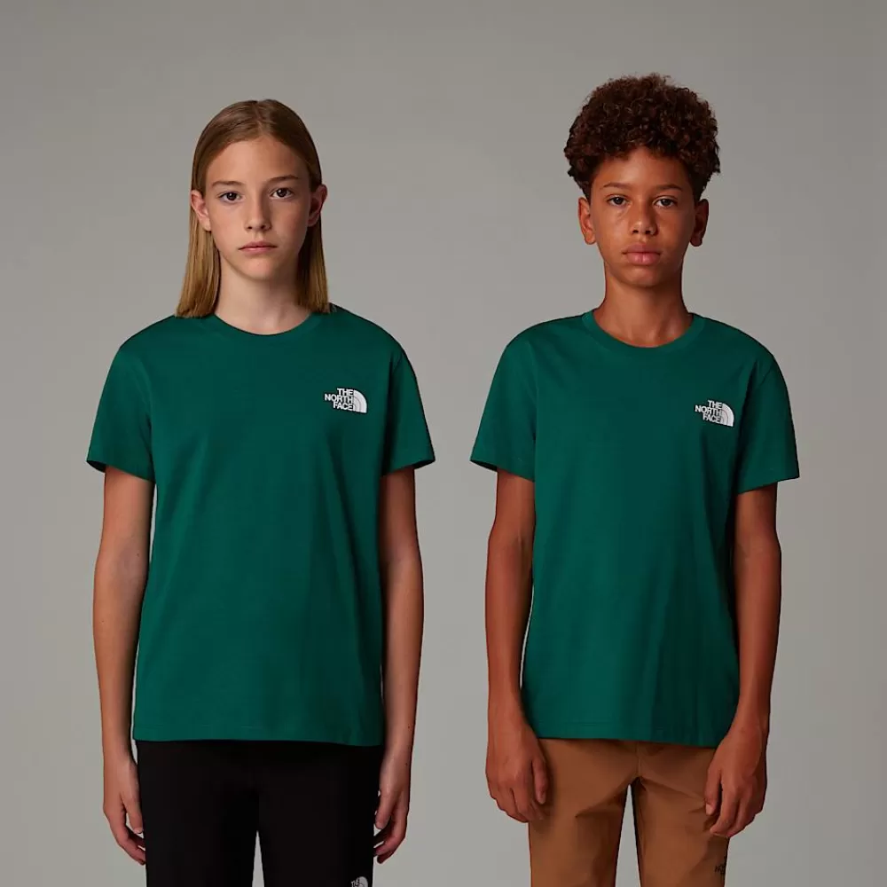 The North Face T-Shirts | T-Shirts Og Braletter^Simple Dome T-shirt Til Unge Evergreen