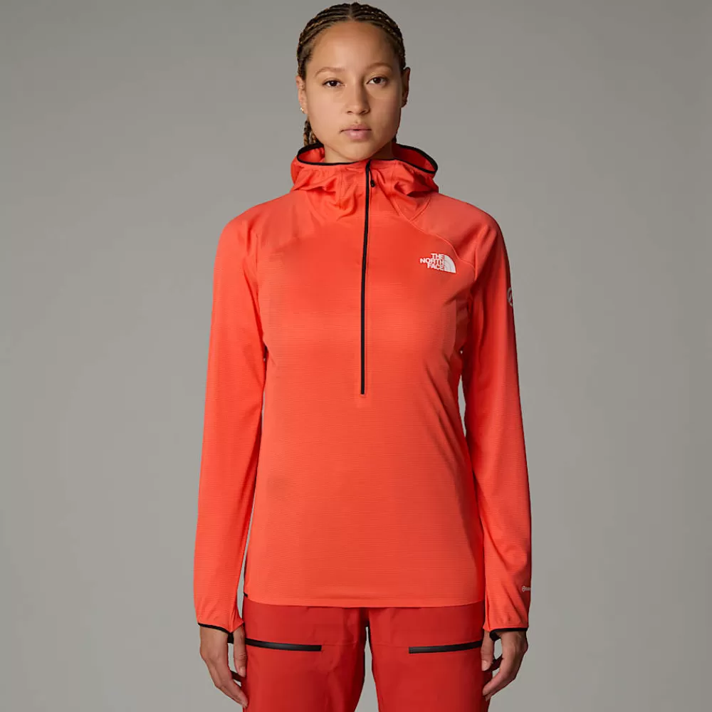 The North Face Hoodies & Sweatshirts | Fleecetrøjer Og Pullovers^Summit Direct Sun Hættetrøje Til Damer Radiant Orange