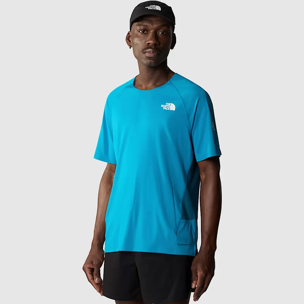 The North Face Shirts & Polos | Active^Summit High Trail Run T-shirt Til Herrer Sapphire Slate-Blue Moss