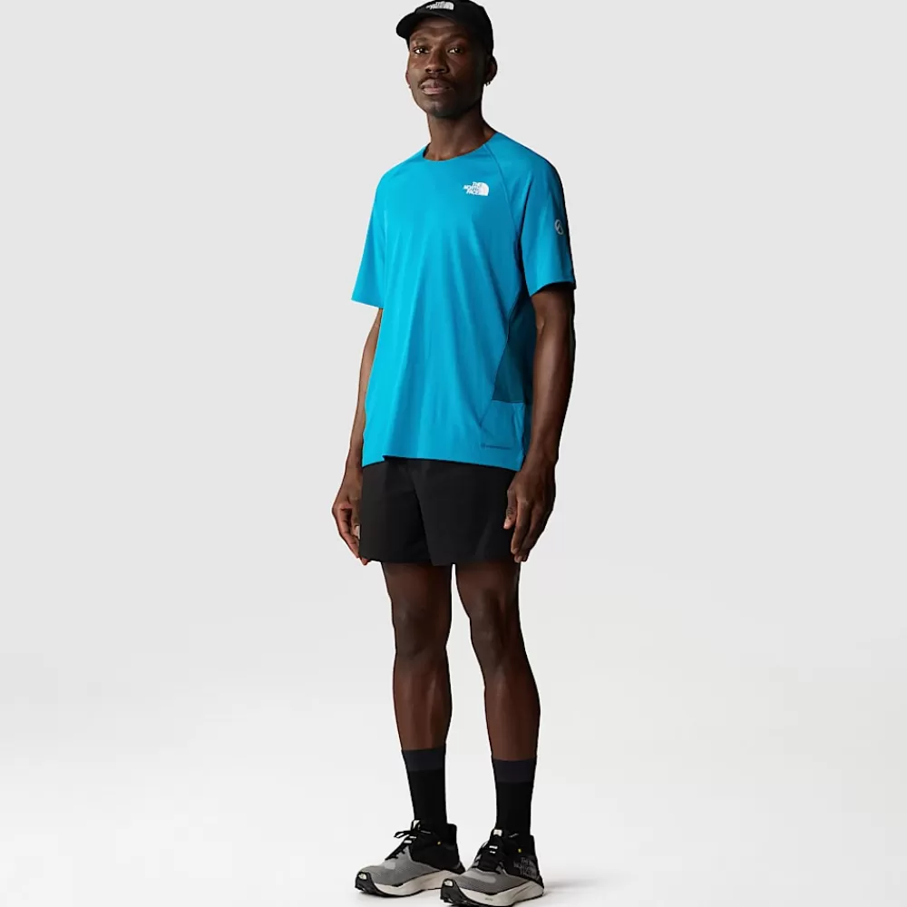 The North Face Shirts & Polos | Active^Summit High Trail Run T-shirt Til Herrer Sapphire Slate-Blue Moss