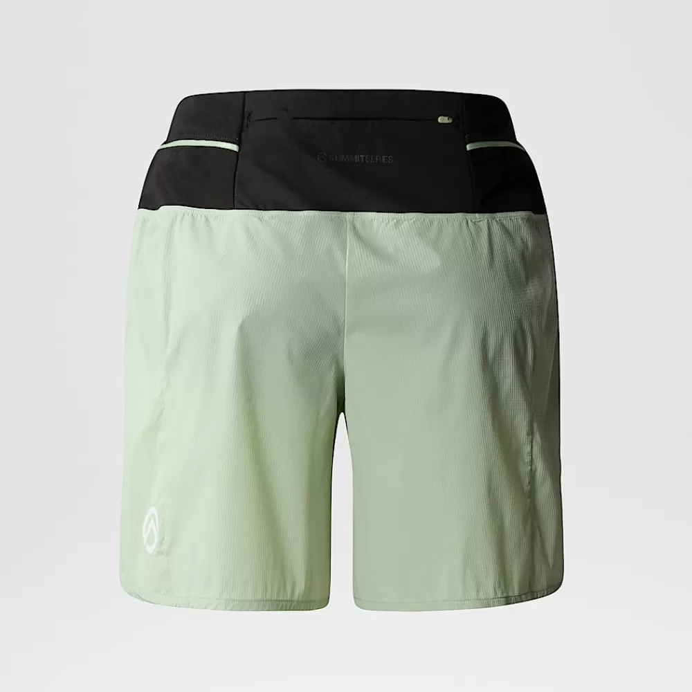 The North Face Shorts^Summit Pacesetter 5" Shorts Til Damer Misty Sage-TNF Black