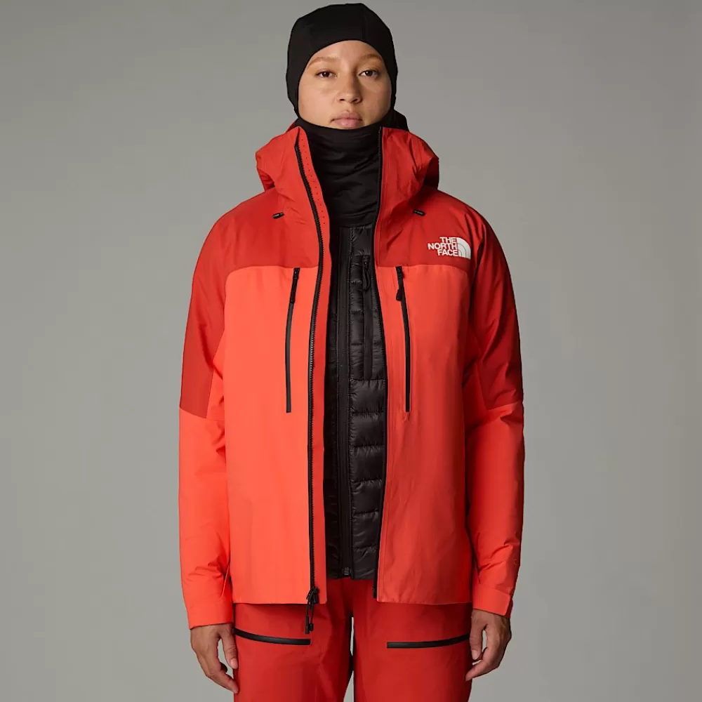 The North Face Vandtætte Jakker^Summit Pumori GORE-TEX® Pro Jakke Til Damer Radiant Orange-Auburn Glaze