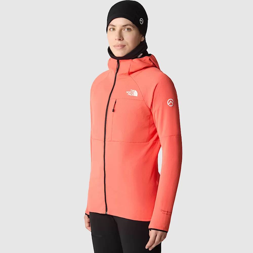 The North Face Hoodies & Sweatshirts | Fleecetrøjer Og Pullovers^Summit Series™ FUTUREFLEECE™ Jakke Med Hætte Til Damer Radiant Orange