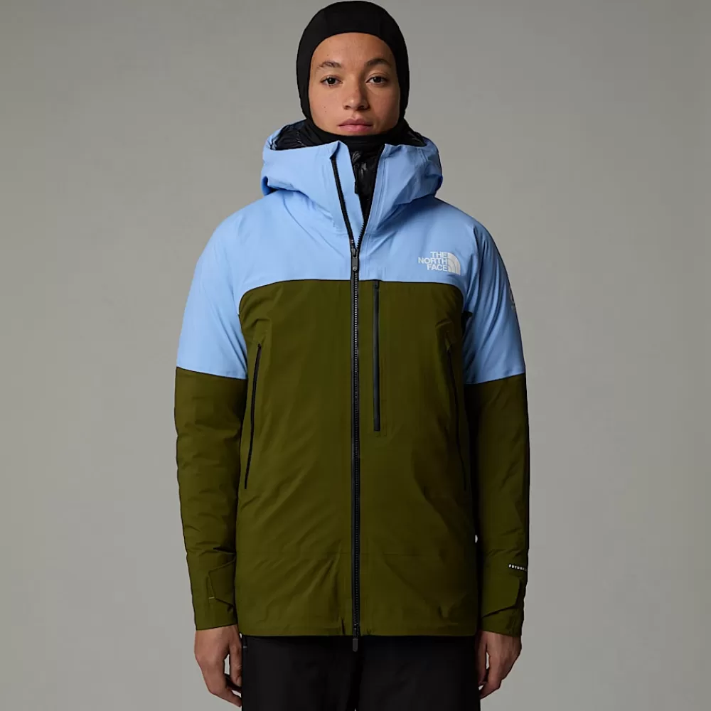 The North Face Vandtætte Jakker | Ski- Og Snowboardsjakker^Summit Stirnson FUTURELIGHT™ Jakke Til Damer Cornflower-Forest Olive