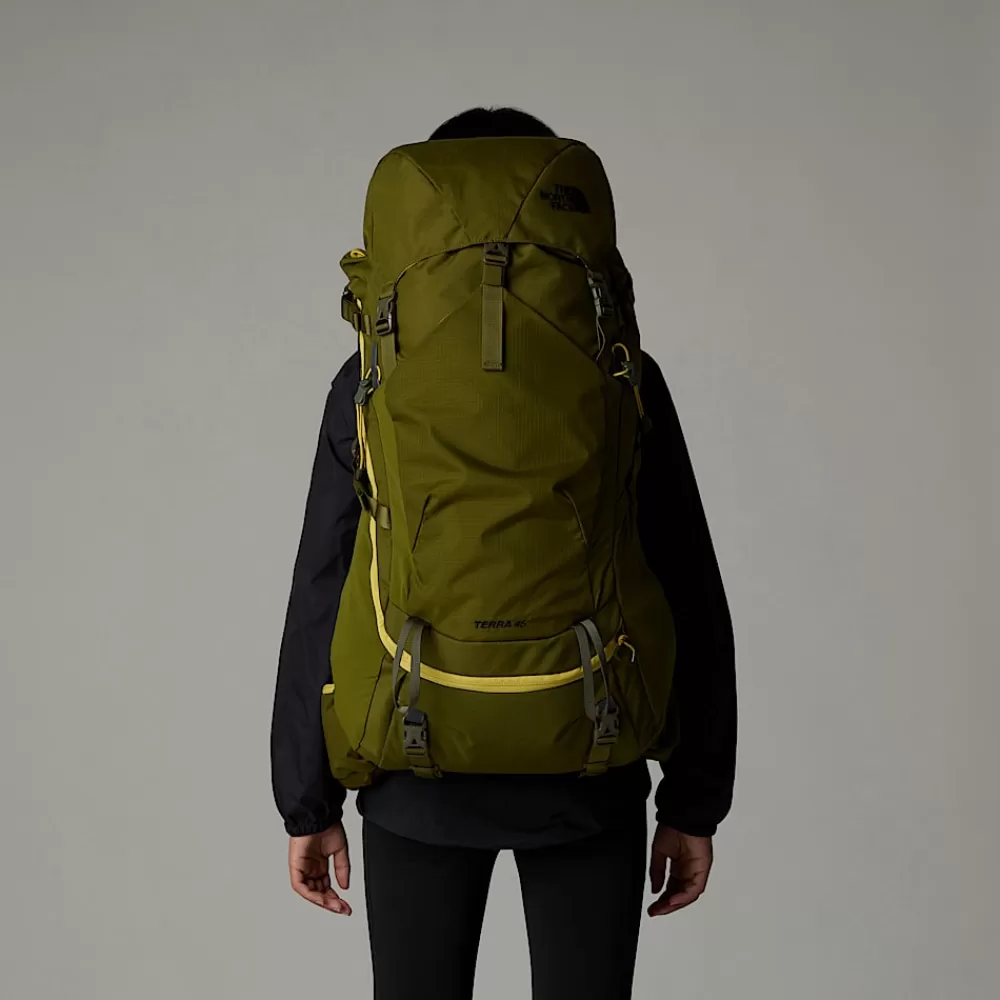 The North Face Tilbehør & Rygsække | Tilbehør & Rygsække^Terra Vandrerygsæk Til Unge - 45 Liter Forest Olive-New Taupe Green-NPF