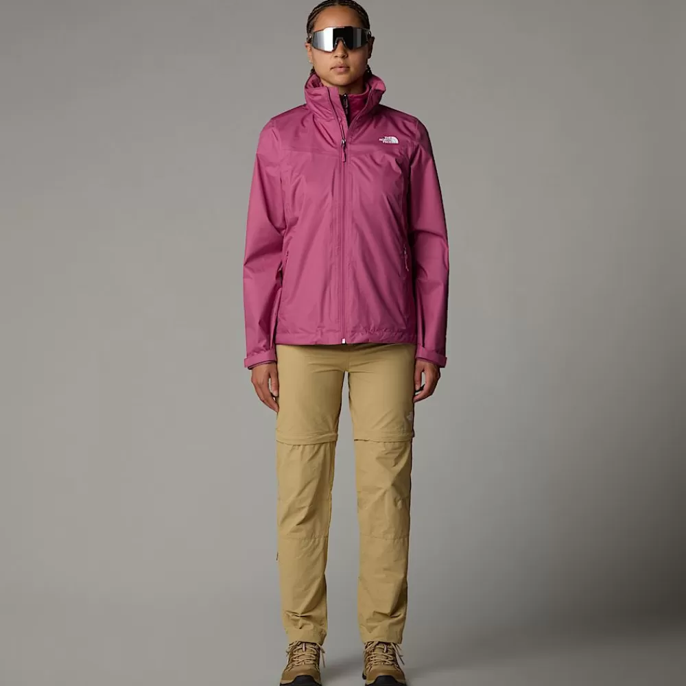 The North Face Vandtætte Jakker^Tetsu Jakke Til Damer Red Violet