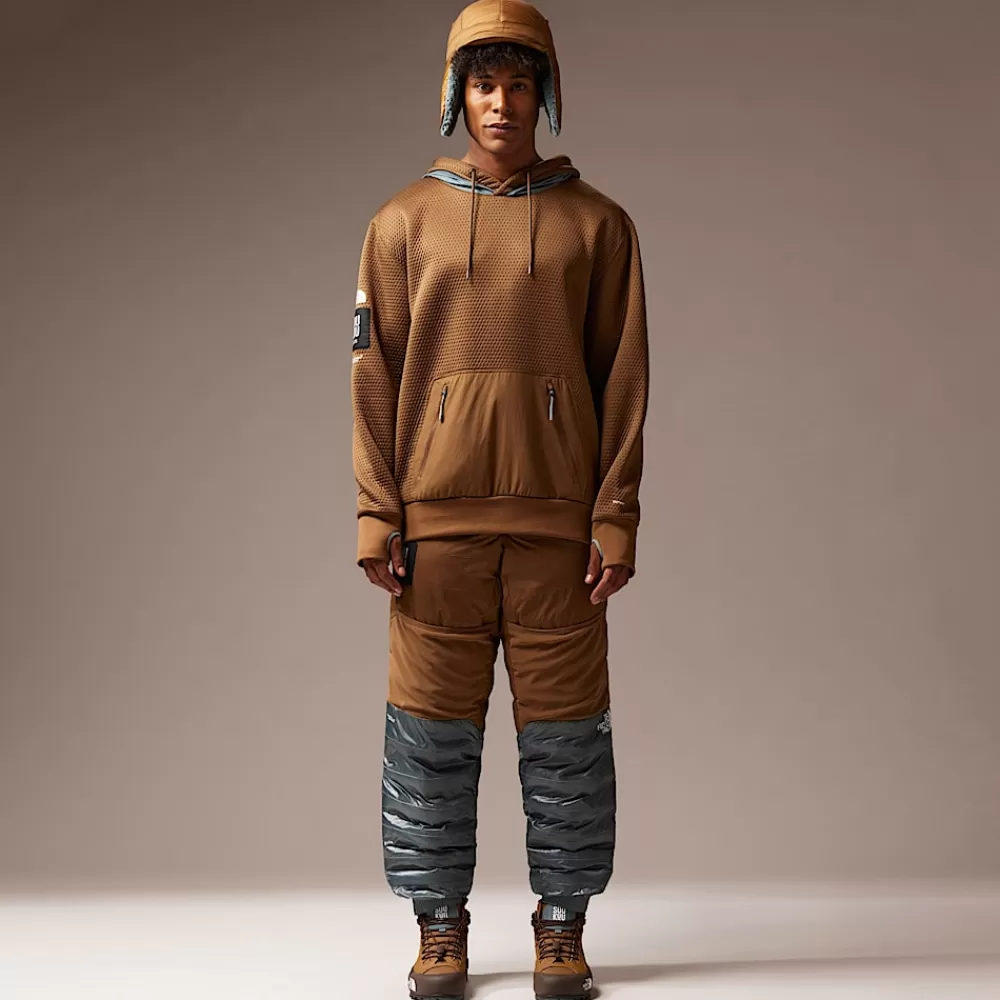 The North Face Hoodies & Sweatshirts^ X Undercover Soukuu DotKnit Double Hættetrøje Sepia Brown-Concrete Grey