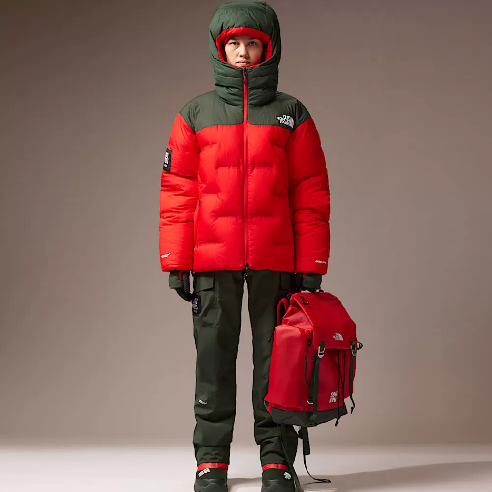 The North Face Dunjakker^ X Undercover Soukuu Nuptse Cloud Dunjakke Dark Cedar Green-High Risk Red