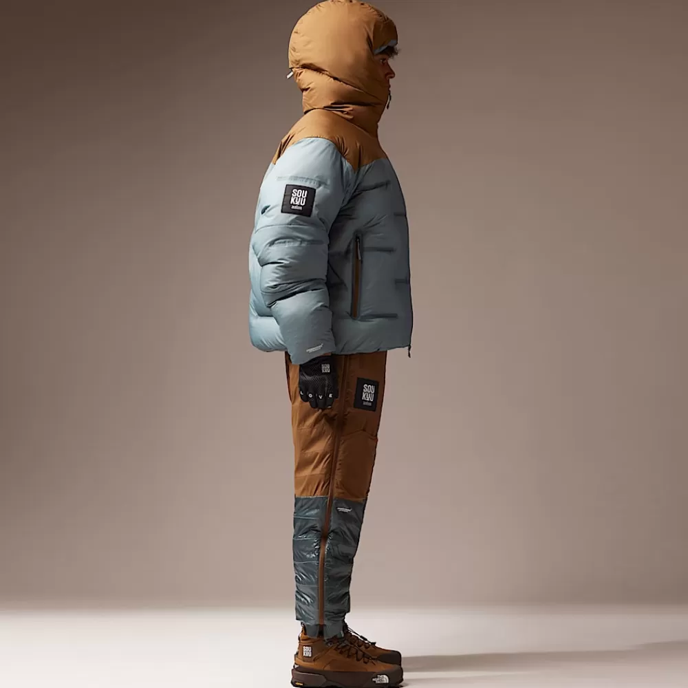 The North Face Dunjakker^ X Undercover Soukuu Nuptse Cloud Dunjakke Sepia Brown-Concrete Grey