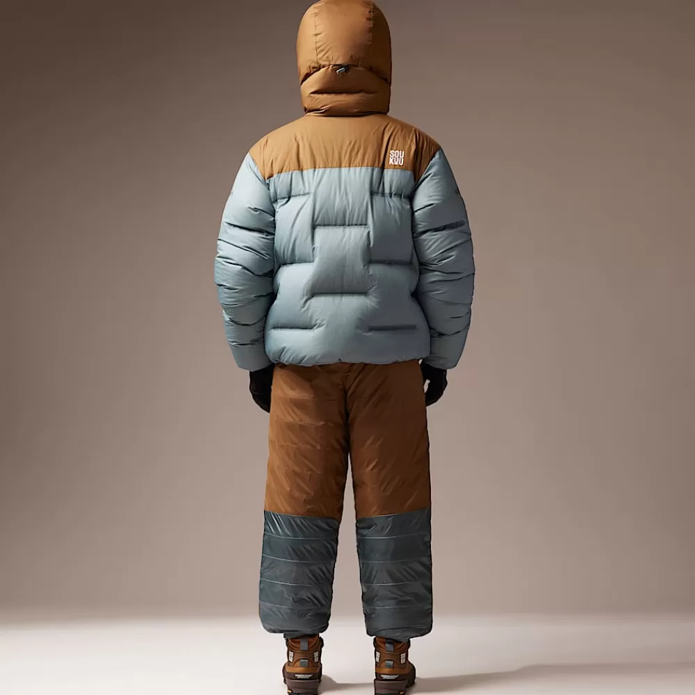 The North Face Dunjakker^ X Undercover Soukuu Nuptse Cloud Dunjakke Sepia Brown-Concrete Grey