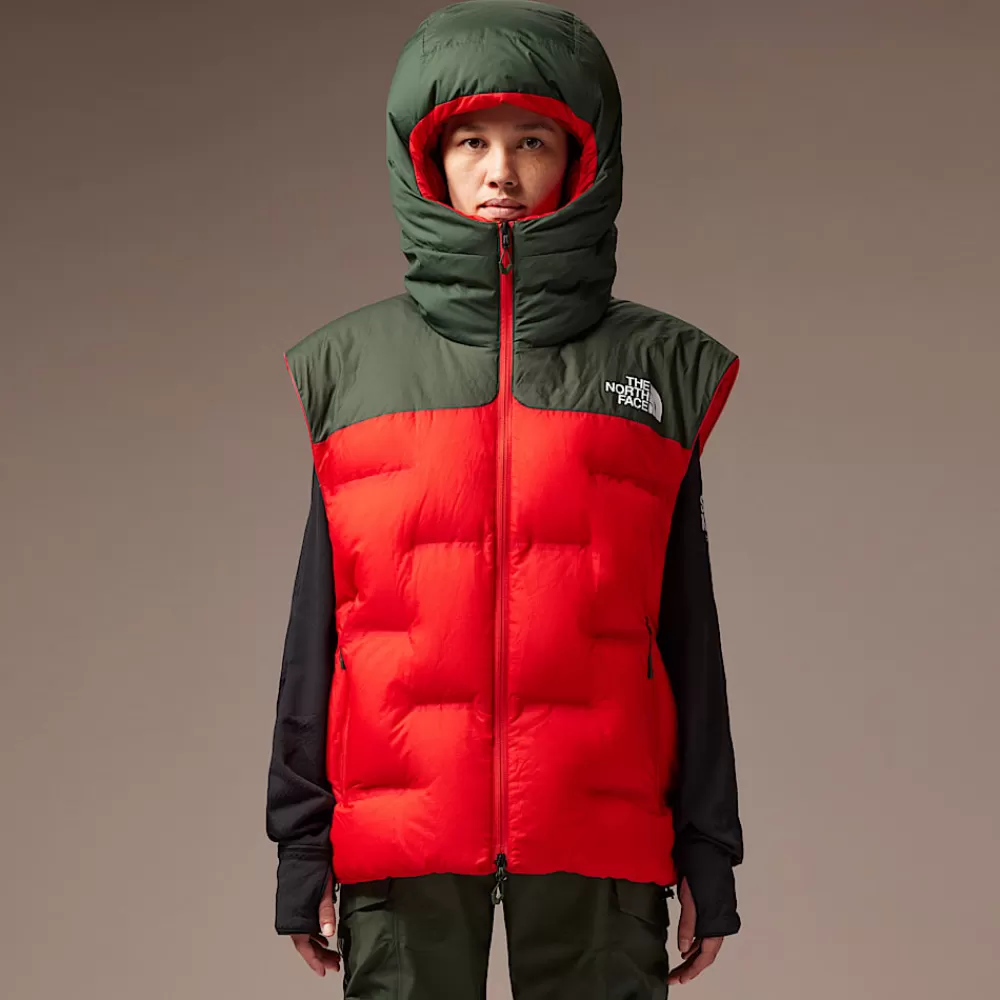 The North Face Dunjakker^ X Undercover Soukuu Nuptse Cloud Dunjakke Dark Cedar Green-High Risk Red