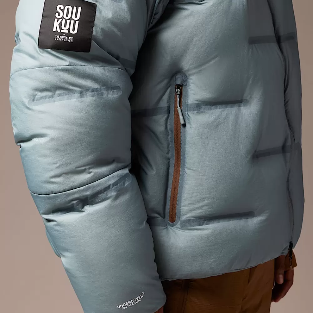 The North Face Dunjakker^ X Undercover Soukuu Nuptse Cloud Dunjakke Sepia Brown-Concrete Grey