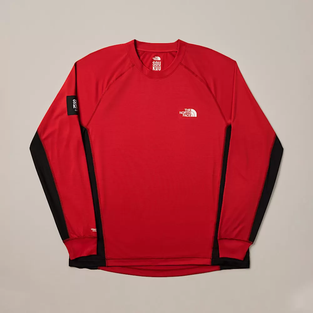 The North Face Active^ X UNDERCOVER SOUKUU Trail Run Langærmet T-shirt Chili Pepper Red-TNF Black
