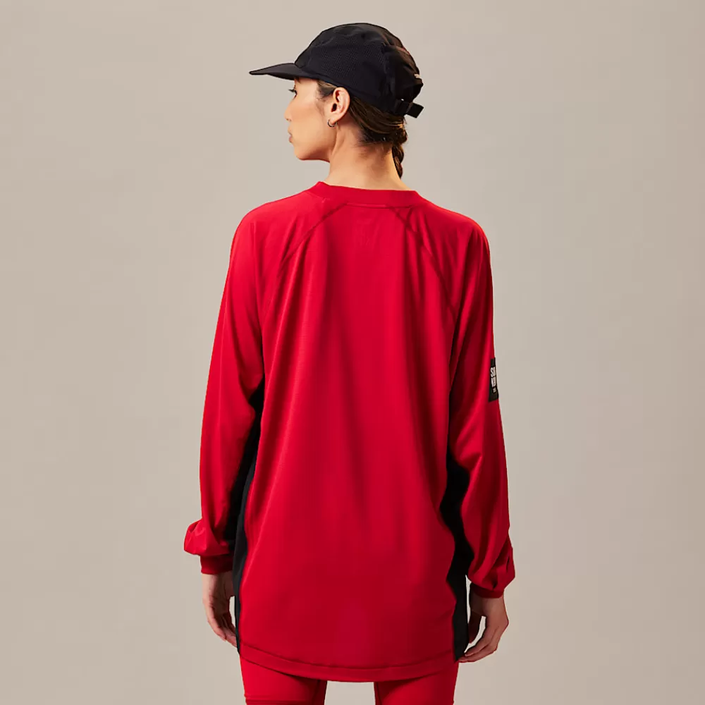 The North Face Active^ X UNDERCOVER SOUKUU Trail Run Langærmet T-shirt Chili Pepper Red-TNF Black