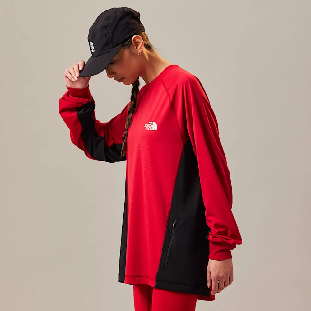 The North Face Active^ X UNDERCOVER SOUKUU Trail Run Langærmet T-shirt Chili Pepper Red-TNF Black