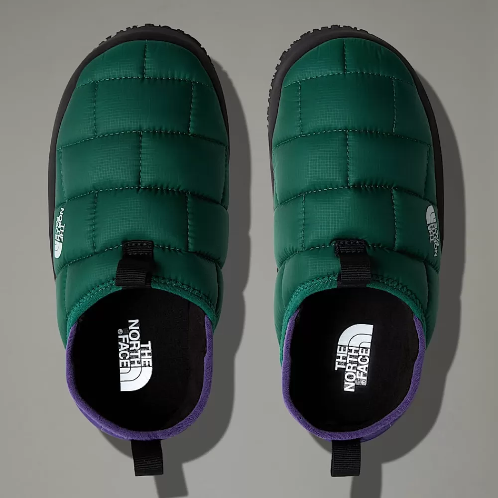 The North Face Fodtøj Børn | Fodtøj Børn^ThermoBall™ Traction Winter Mules II Til Unge EVERGREEN/PEAK PURPLE