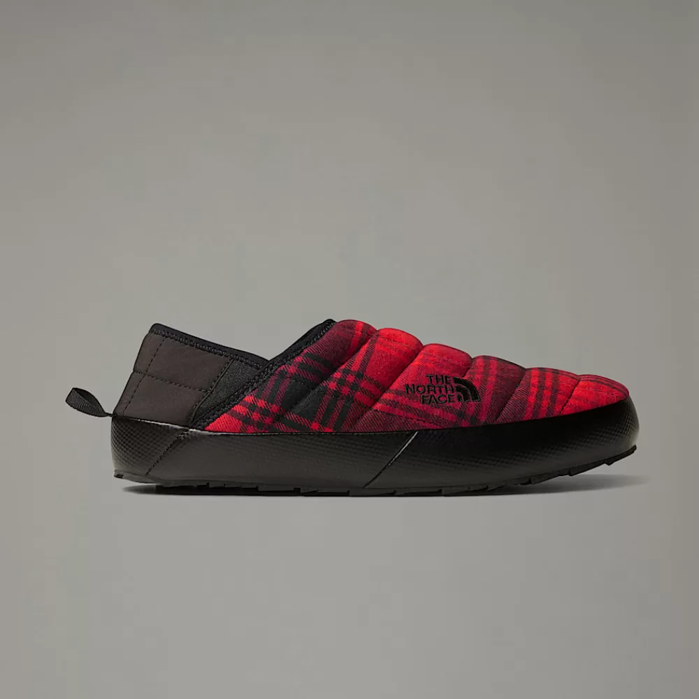 The North Face Sandals | Vintersko^ThermoBall™ V Traction Novelty Mules Til Herrer TNF RED YARN DYE PLAID/TNF BLACK