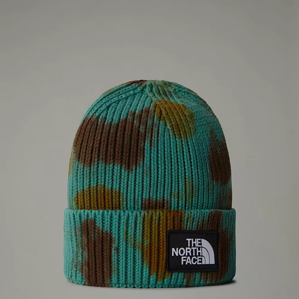 The North Face Beanies | Beanies^Tie Dye Logo Box Hue Oxidized Bronze-Apricot Glaze-Smokey Brown