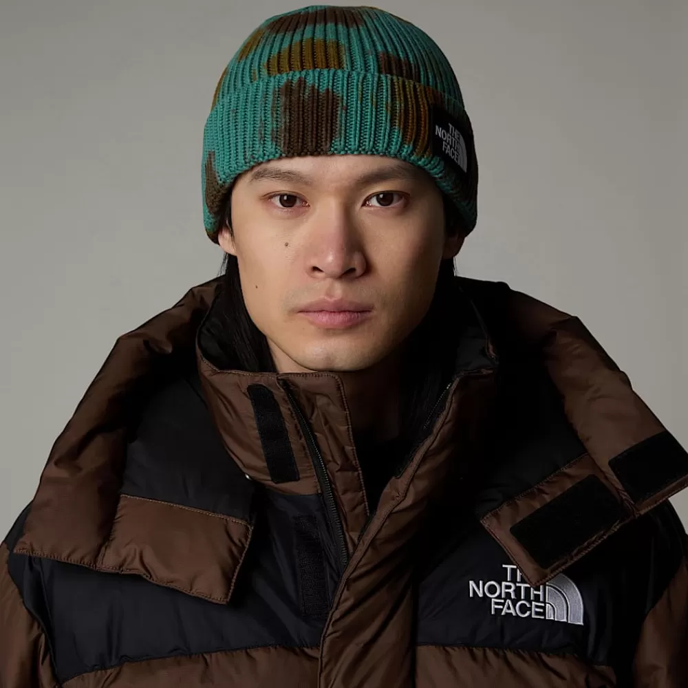 The North Face Beanies | Beanies^Tie Dye Logo Box Hue Oxidized Bronze-Apricot Glaze-Smokey Brown