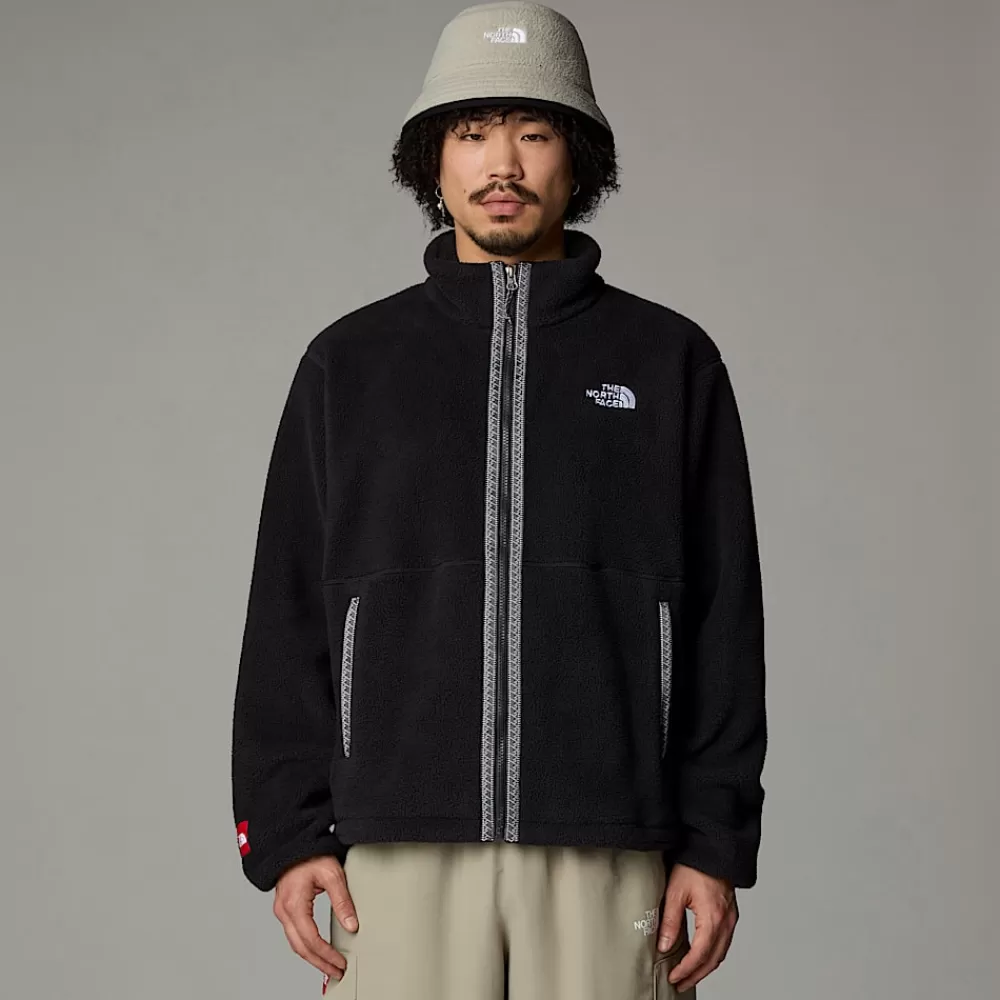 The North Face Fleecetrøjer Og Pullovers^TNF Fleeski Fleece Med Lynlås Til Herrer TNF Black