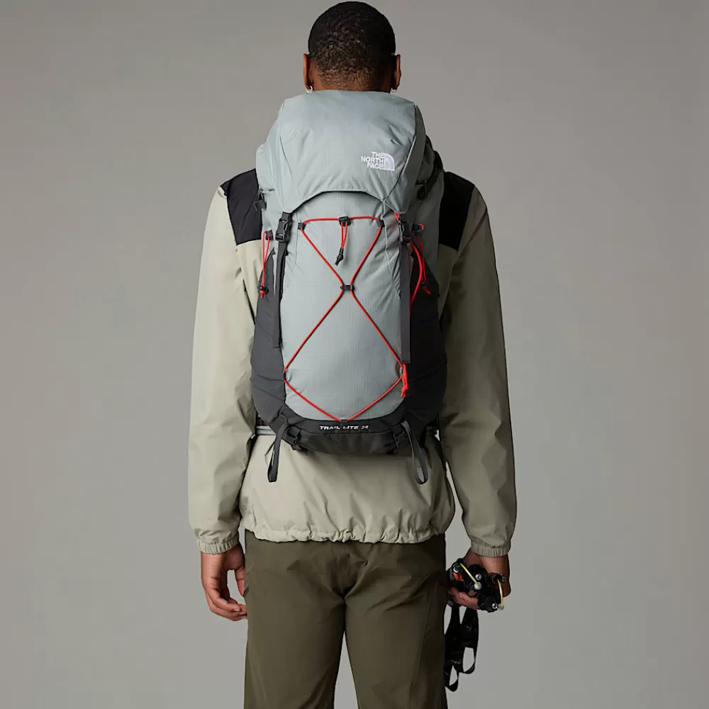 The North Face Mens | Herrerygsække^Trail Lite Rygsæk - 36 Liter Monument Grey-Asphalt Grey-NPF