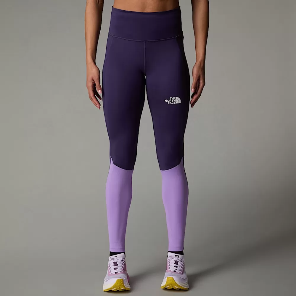 The North Face Leggings^Trail Run Leggings Til Damer Eternal Purple-Purple Granite