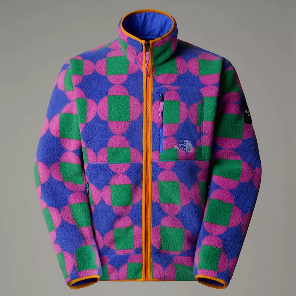 The North Face Fleecetrøjer Og Pullovers | Fleecetrøjer Og Pullovers^Unisex Vendbar TNF X Yinka Ilori Fleecejakke Med Tryk Solar Blue Lets Blossom Together Print