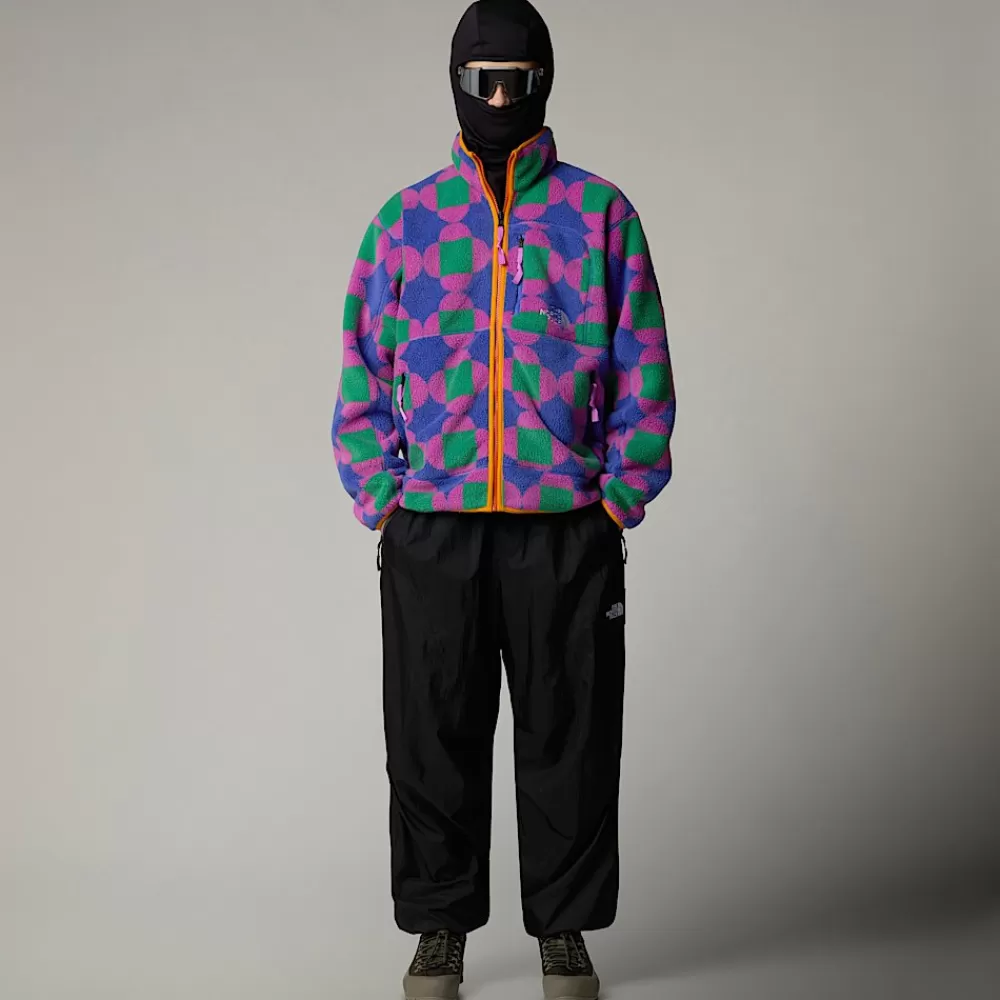 The North Face Fleecetrøjer Og Pullovers | Fleecetrøjer Og Pullovers^Unisex Vendbar TNF X Yinka Ilori Fleecejakke Med Tryk Solar Blue Lets Blossom Together Print