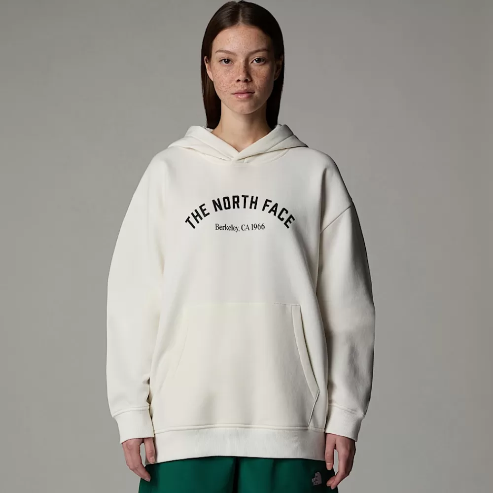 The North Face Hoodies & Sweatshirts^Varsity Graphic Hættetrøje Til Damer White Dune