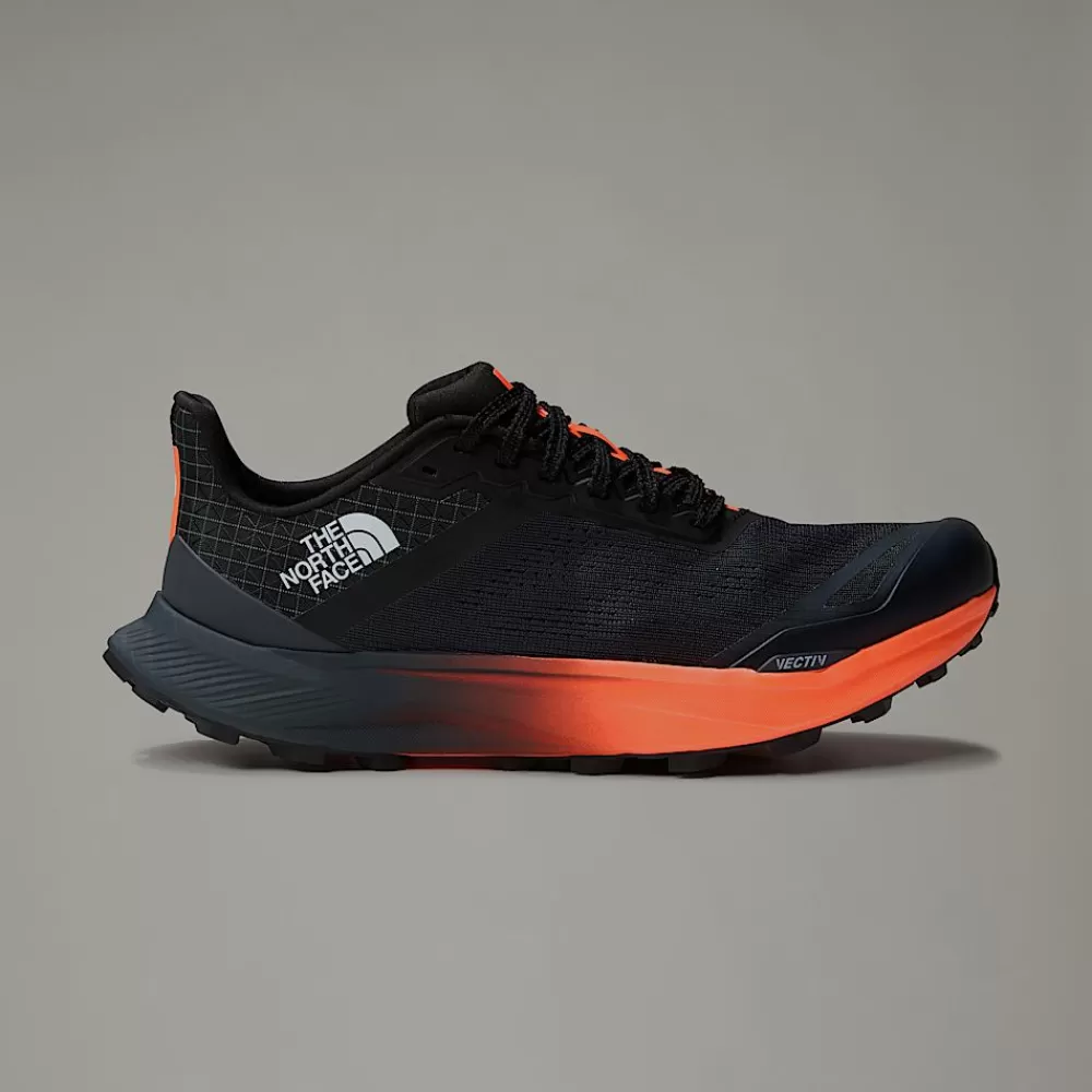 The North Face Trail Run^VECTIV™ Infinite II Trailløbesko Til Herrer ASPHALT GREY/VIVID FLAME