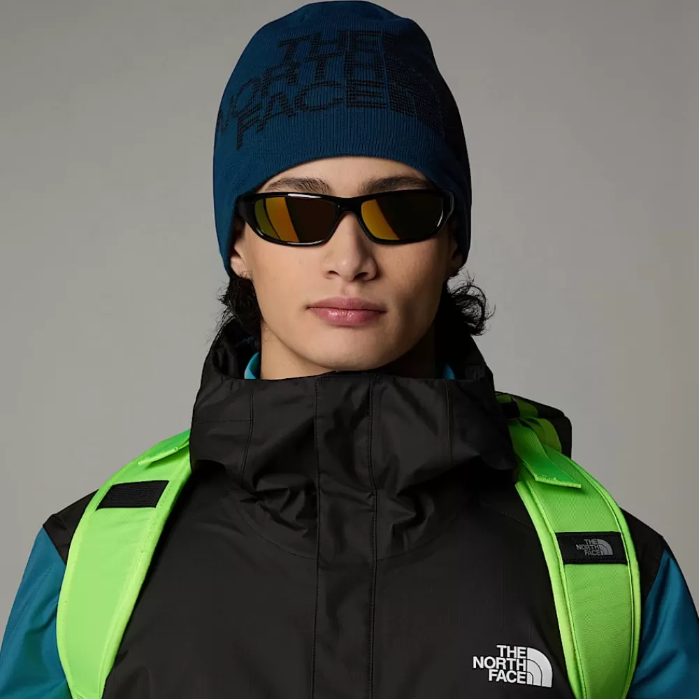 The North Face Beanies | Beanies^Vendbar Highline Strikhue Midnight Petrol-TNF Black