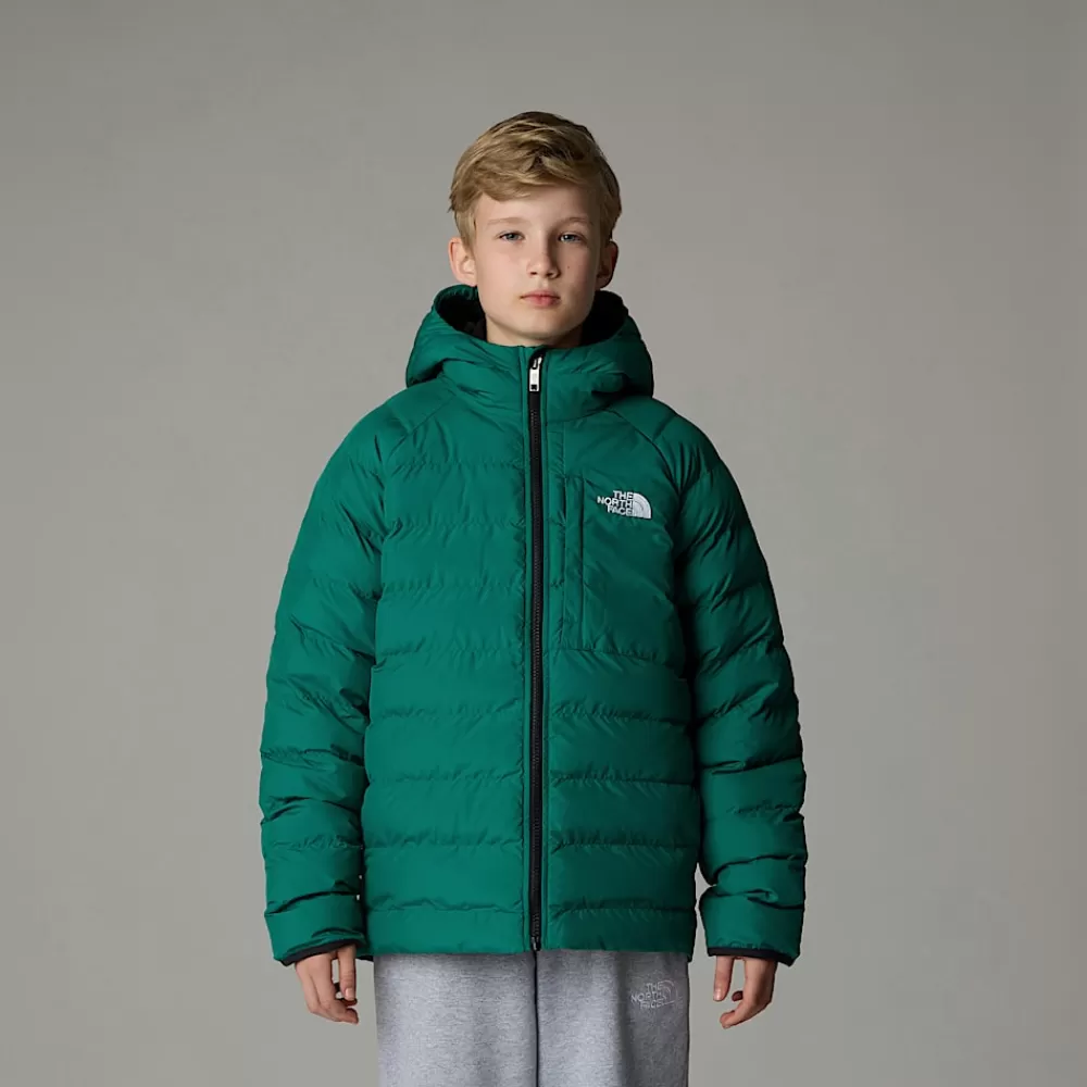 The North Face Jakker^Vendbar Perrito Jakke Til Drenge Evergreen