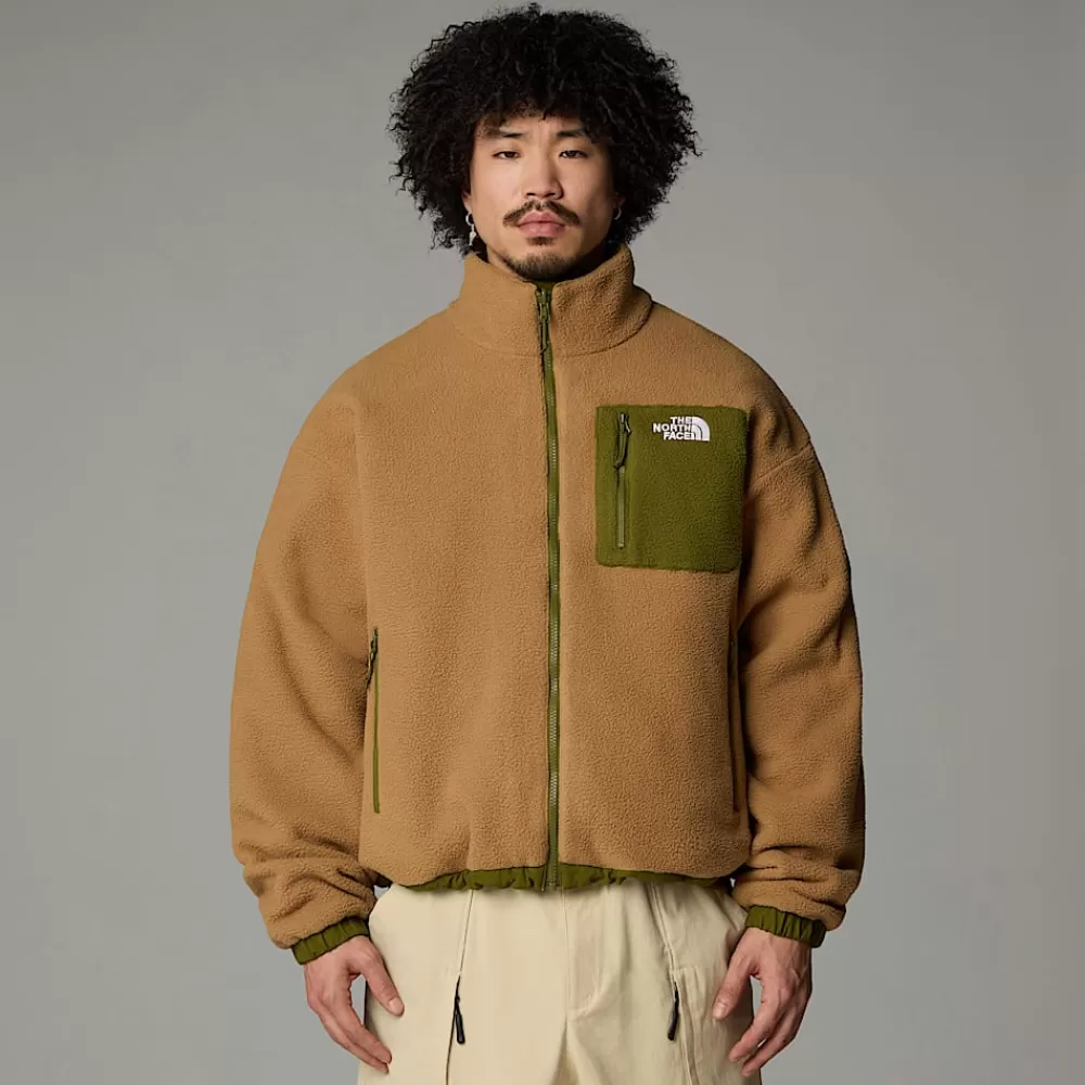 The North Face Fleecetrøjer Og Pullovers^Vendbar Yumiori Fleecejakke Til Herrer Forest Olive-Utility Brown