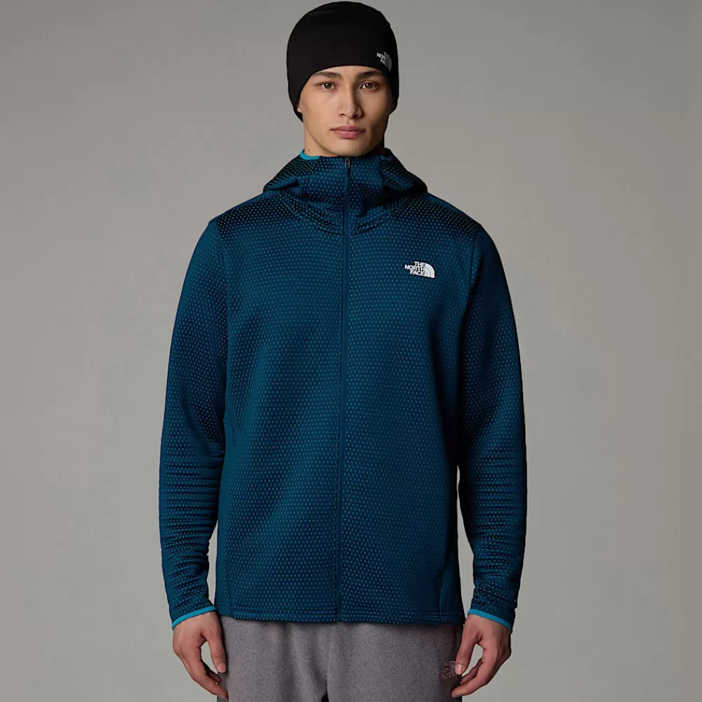 The North Face Hoodies & Sweatshirts^Vertical Thermal Jakke Med Lynlås Og Hætte Til Herrer Midnight Petrol