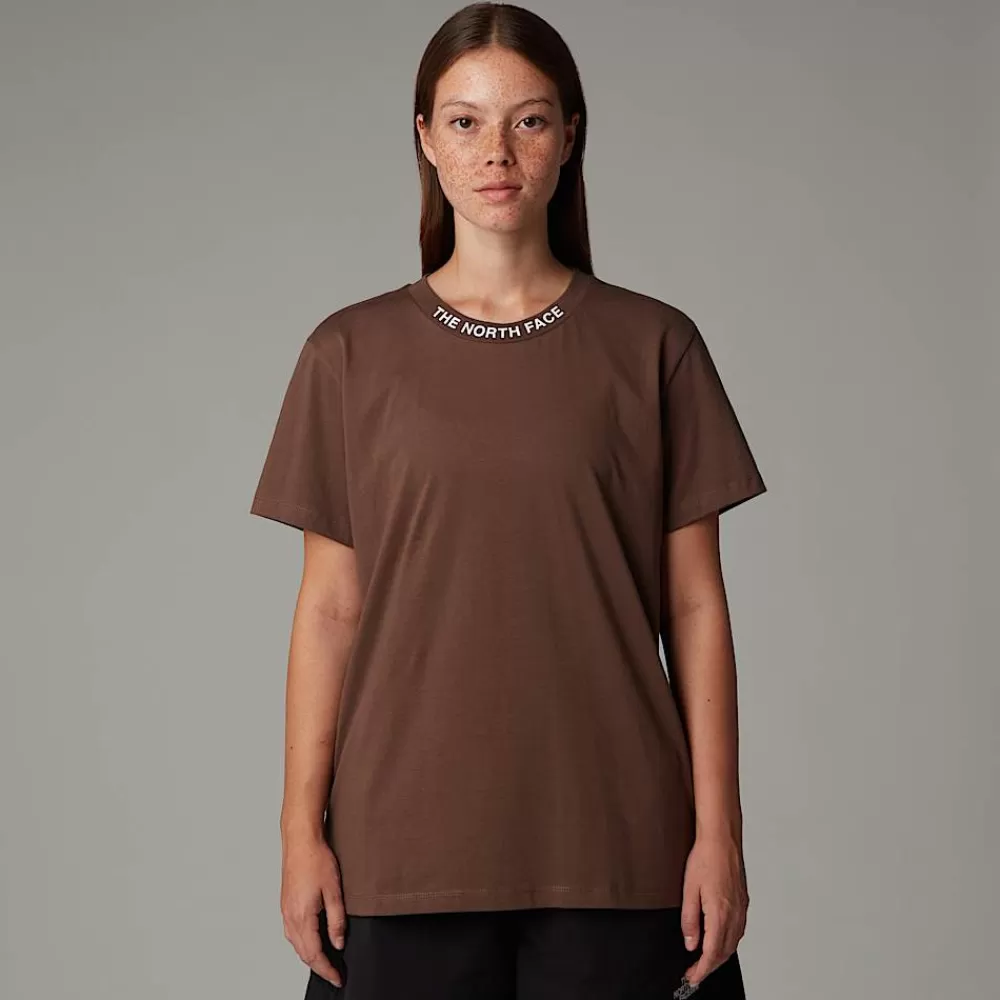 The North Face T-Shirts Og Trøjer^Zumu T-shirt Til Damer Smokey Brown